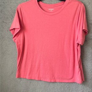 Old Navy Coral Short Sleeve Tee